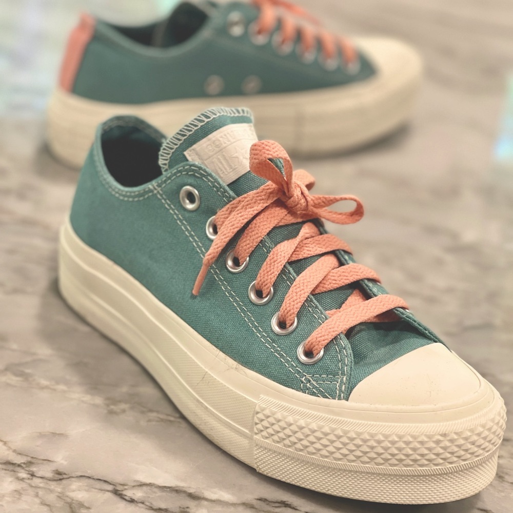 Custom Colors Converse Platform Low Top